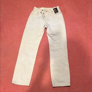 Levi's White/Blue Jeans 501 90’s Style